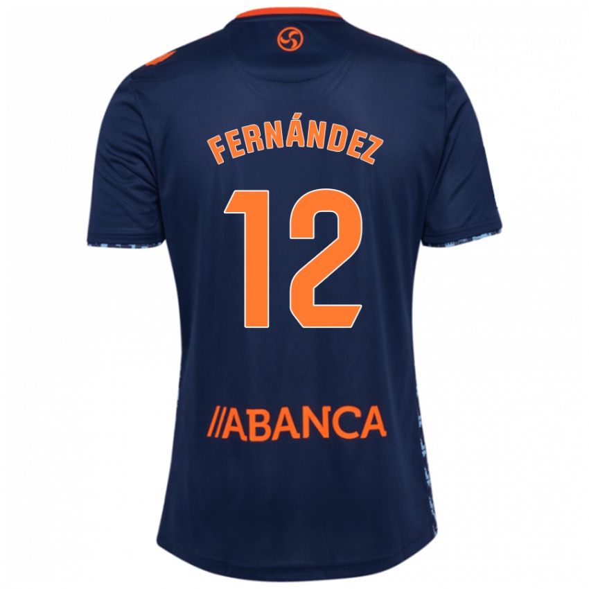 Homem Camisola Manu Fernández #12 Azul Marinho Alternativa 2024/25 Camisa