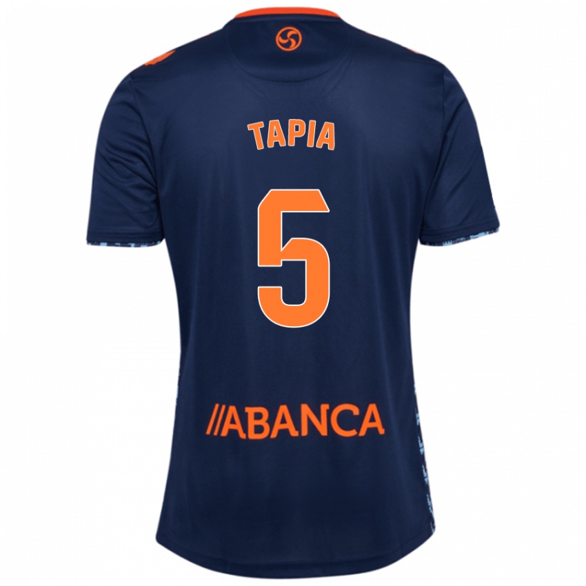 Homem Camisola Renato Tapia #5 Azul Marinho Alternativa 2024/25 Camisa