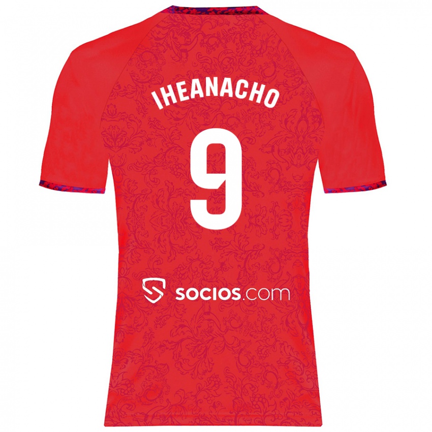 Homem Camisola Kelechi Iheanacho #9 Vermelho Alternativa 2024/25 Camisa