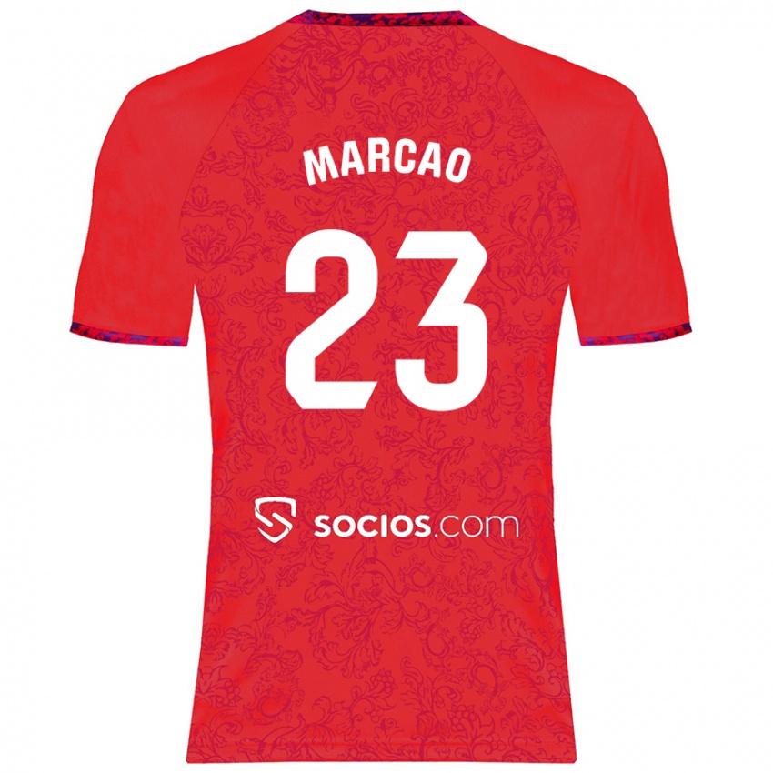 Homem Camisola Marcão #23 Vermelho Alternativa 2024/25 Camisa