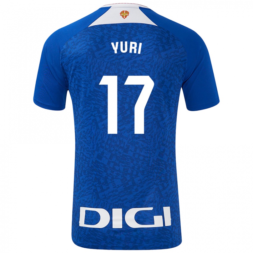 Homem Camisola Yuri Berchiche #17 Azul Real Alternativa 2024/25 Camisa