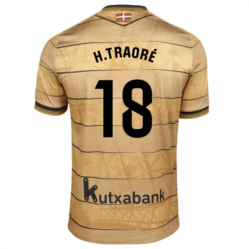 Homem Camisola Hamari Traore #18 Castanho Alternativa 2024/25 Camisa