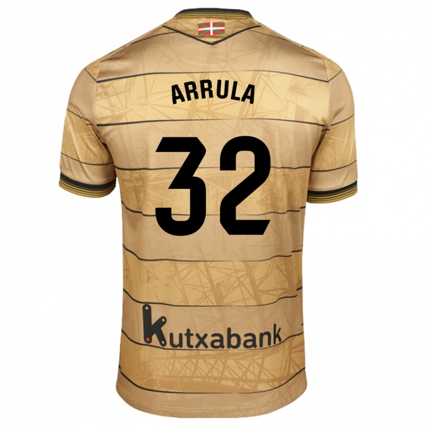 Homem Camisola Julia Arrula #32 Castanho Alternativa 2024/25 Camisa