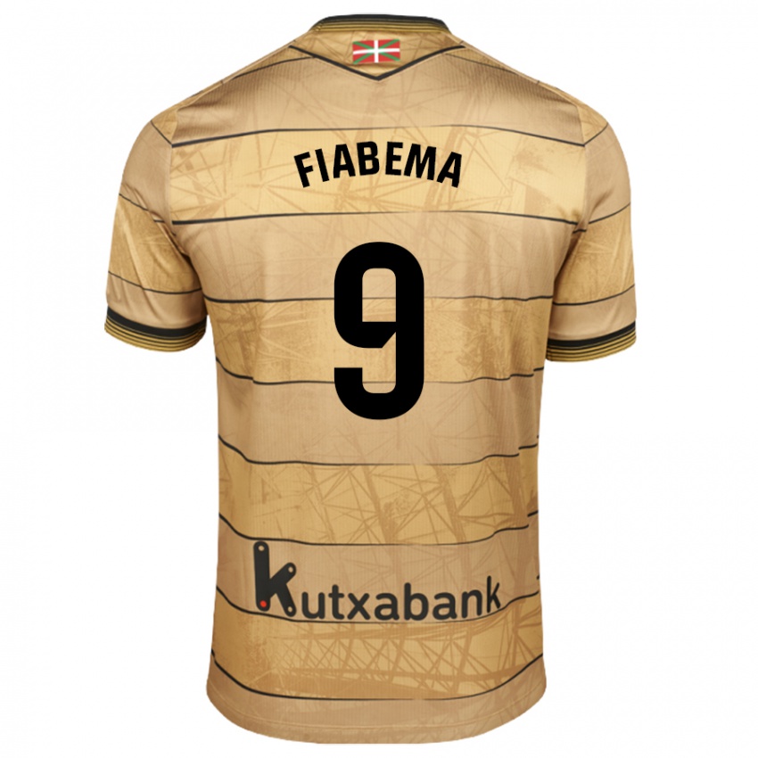 Homem Camisola Bryan Fiabema #9 Castanho Alternativa 2024/25 Camisa