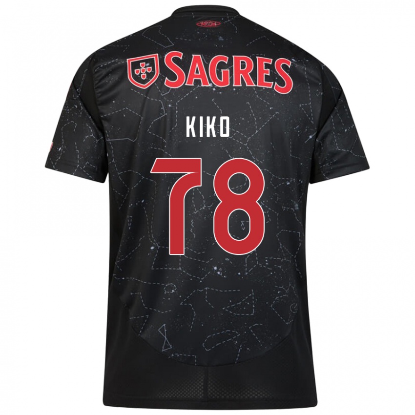 Homem Camisola Kiko #78 Vermelho Preto Alternativa 2024/25 Camisa