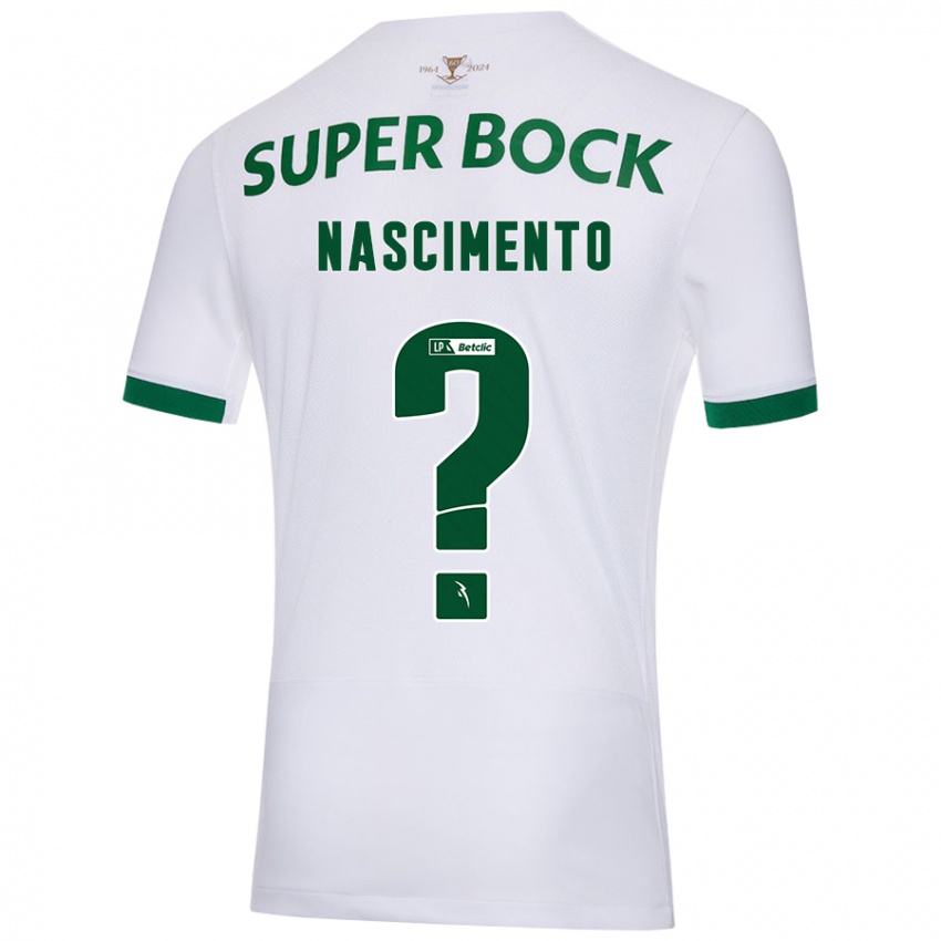 Homem Camisola Sandro Nascimento #0 Verde Branco Alternativa 2024/25 Camisa