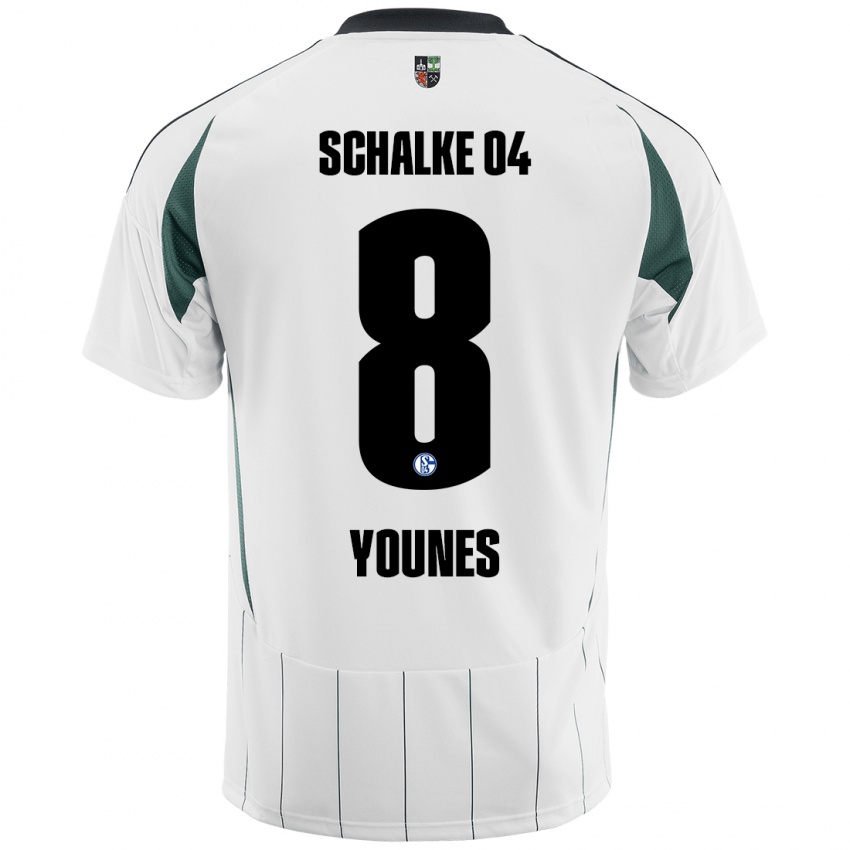 Homem Camisola Amin Younes #8 Verde Branco Alternativa 2024/25 Camisa