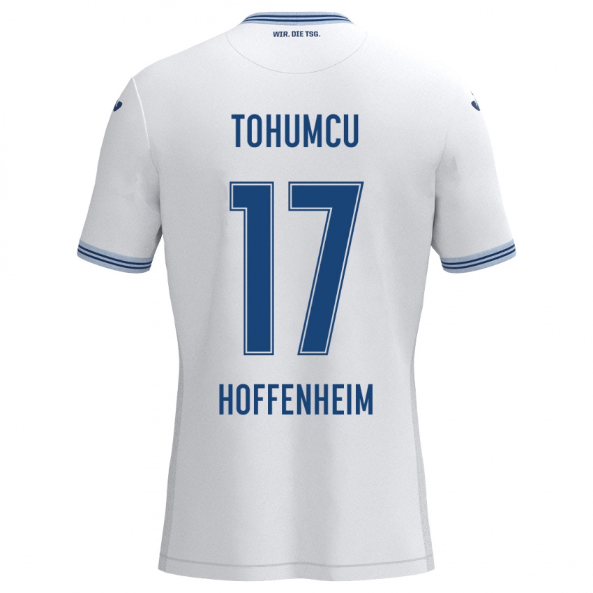 Homem Camisola Umut Tohumcu #17 Azul Branco Alternativa 2024/25 Camisa