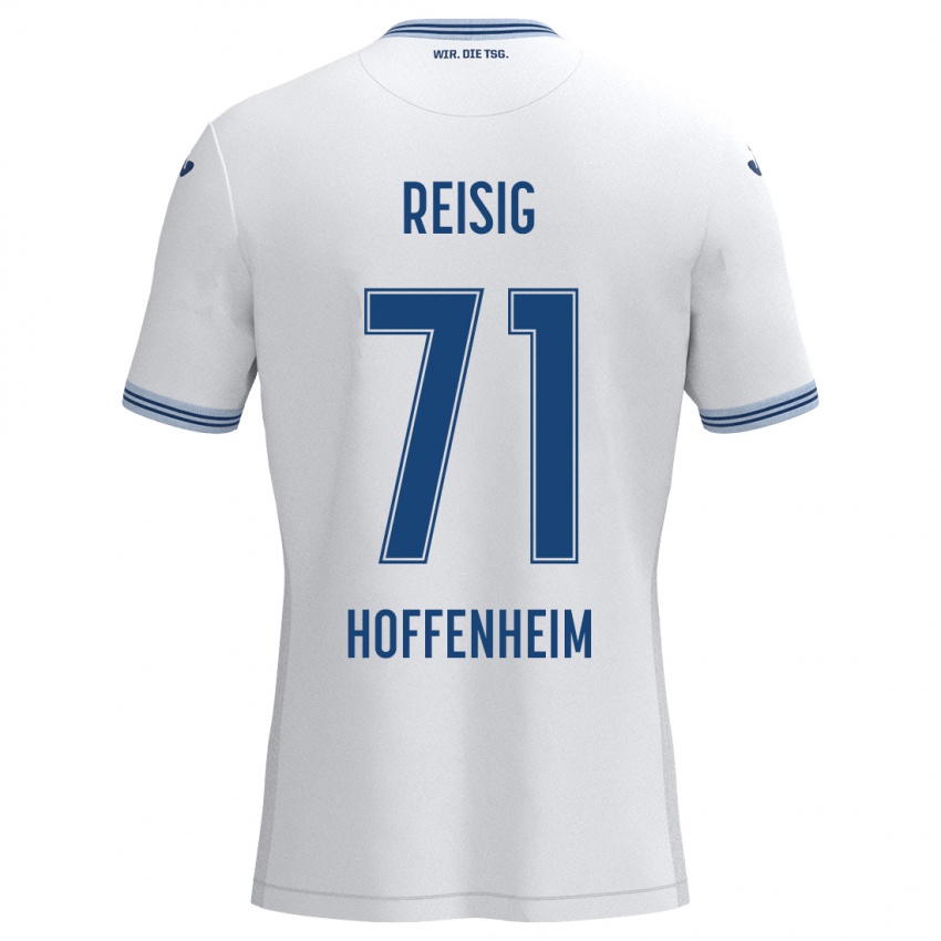 Homem Camisola Ruben Reisig #71 Azul Branco Alternativa 2024/25 Camisa