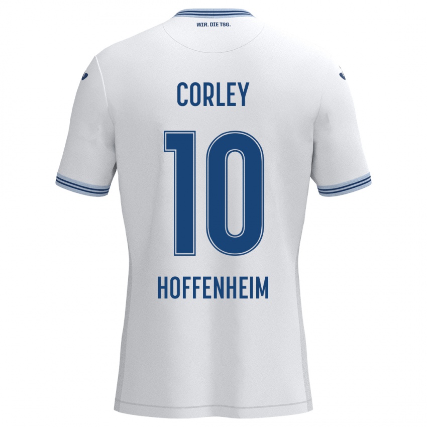 Homem Camisola Gia Corley #10 Azul Branco Alternativa 2024/25 Camisa