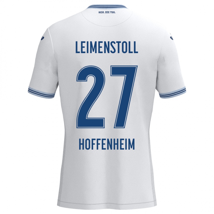 Homem Camisola Vanessa Leimenstoll #27 Azul Branco Alternativa 2024/25 Camisa