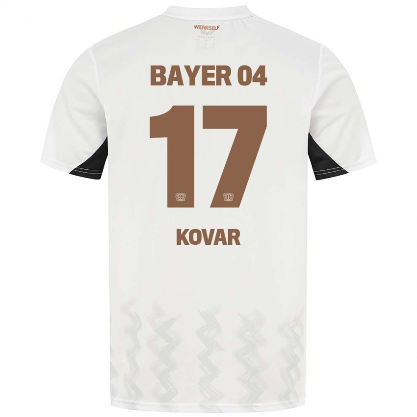 Homem Camisola Matej Kovar #17 Preto Branco Alternativa 2024/25 Camisa