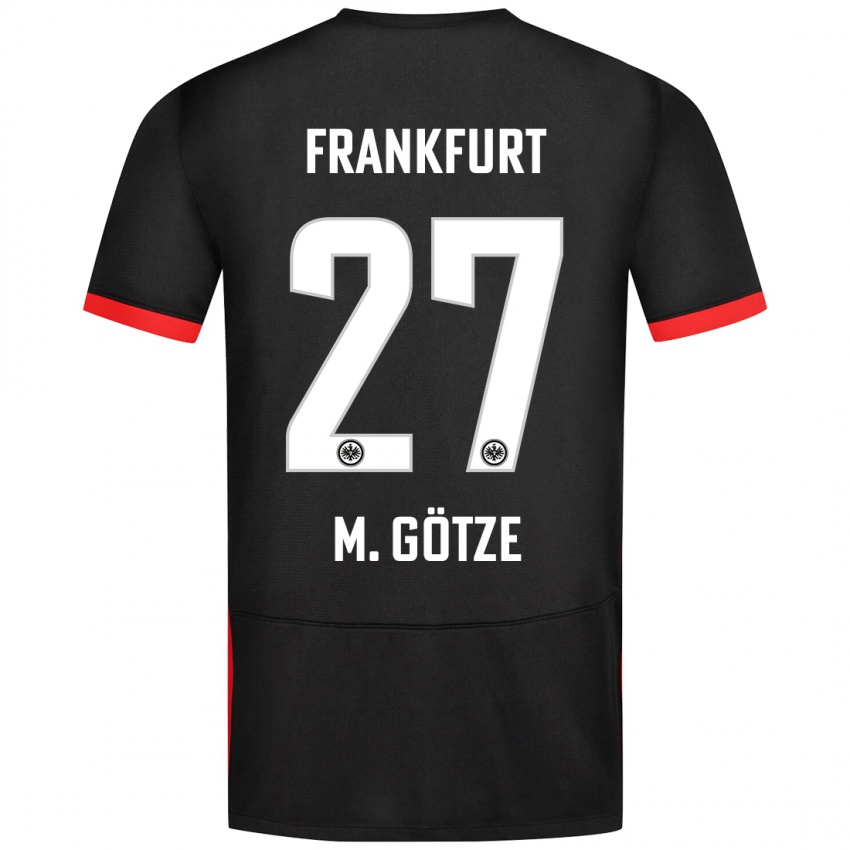 Homem Camisola Mario Götze #27 Preto Alternativa 2024/25 Camisa