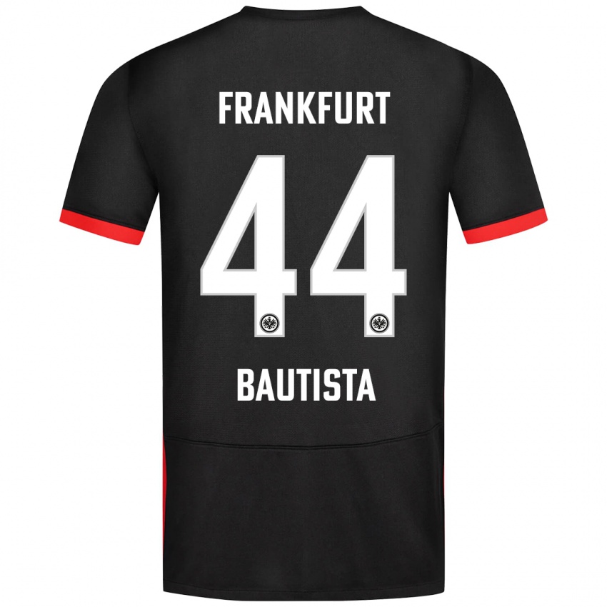 Homem Camisola Davis Bautista #44 Preto Alternativa 2024/25 Camisa