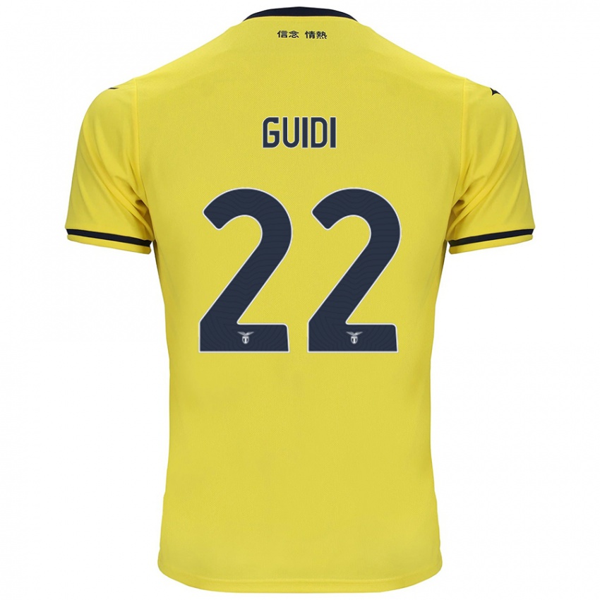 Homem Camisola Emma Guidi #22 Amarelo Alternativa 2024/25 Camisa