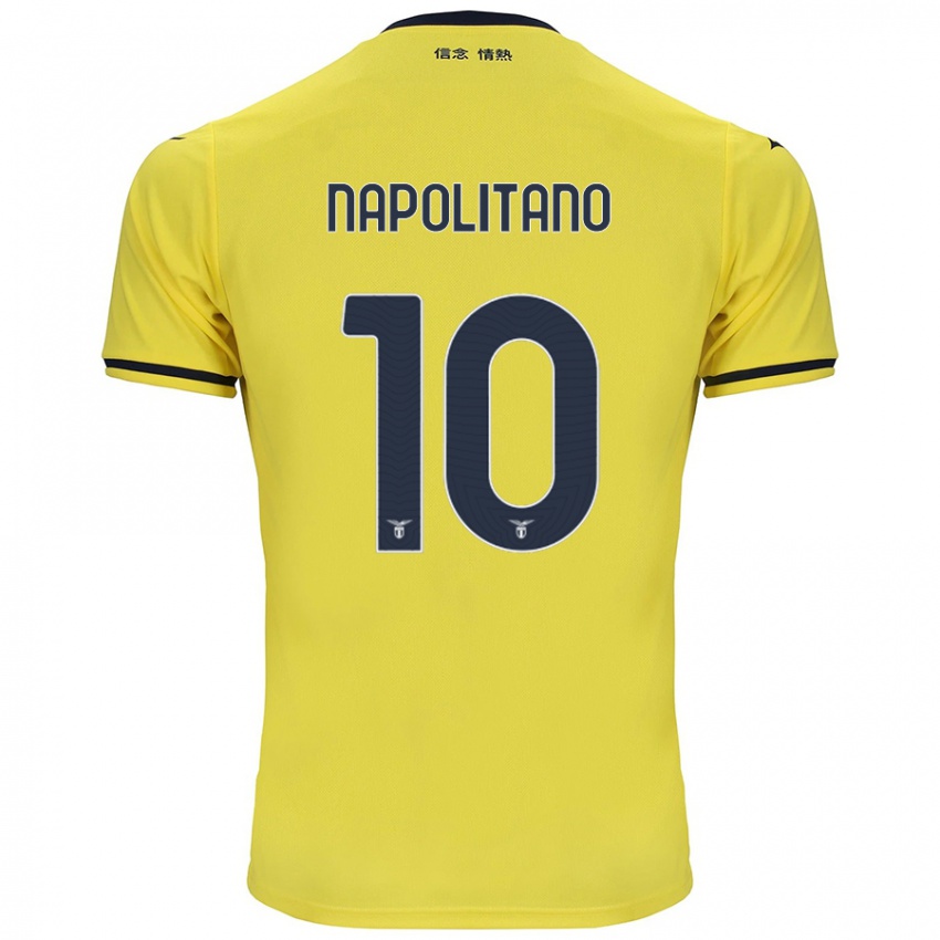 Homem Camisola Luca Napolitano #10 Amarelo Alternativa 2024/25 Camisa