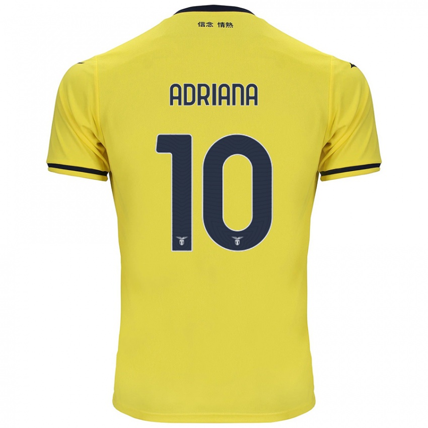 Homem Camisola Adriana Martín Santamaría #10 Amarelo Alternativa 2024/25 Camisa