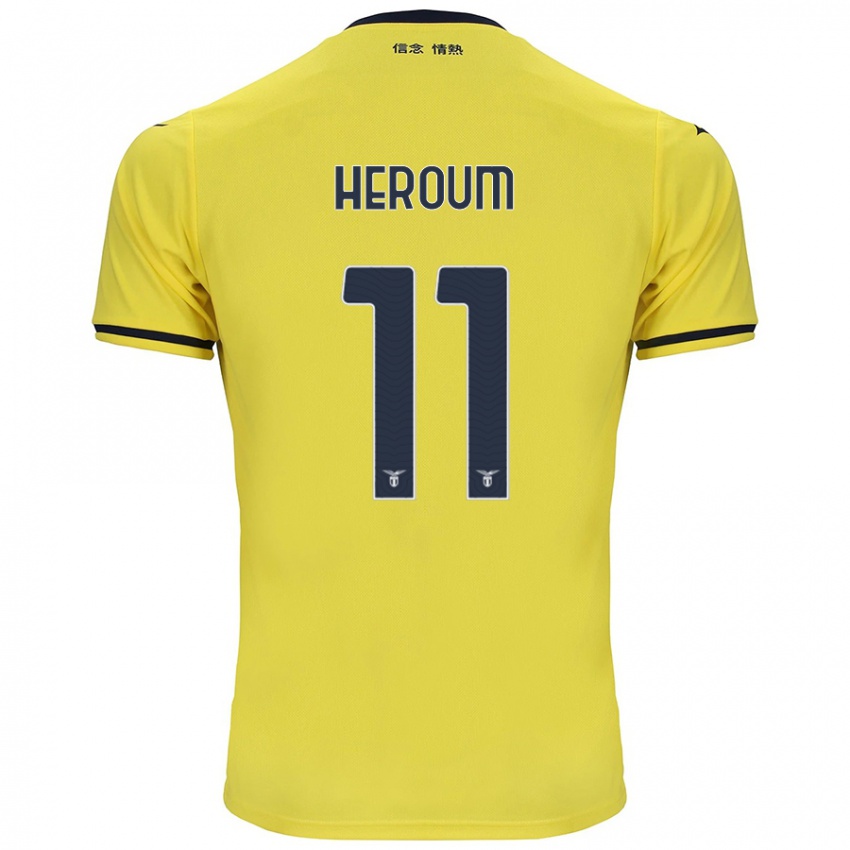 Homem Camisola Nora Heroum #11 Amarelo Alternativa 2024/25 Camisa