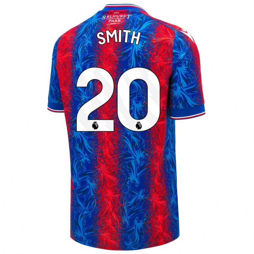 Mulher Camisola Hope Smith #20 Listras Azul Vermelha Principal 2024/25 Camisa