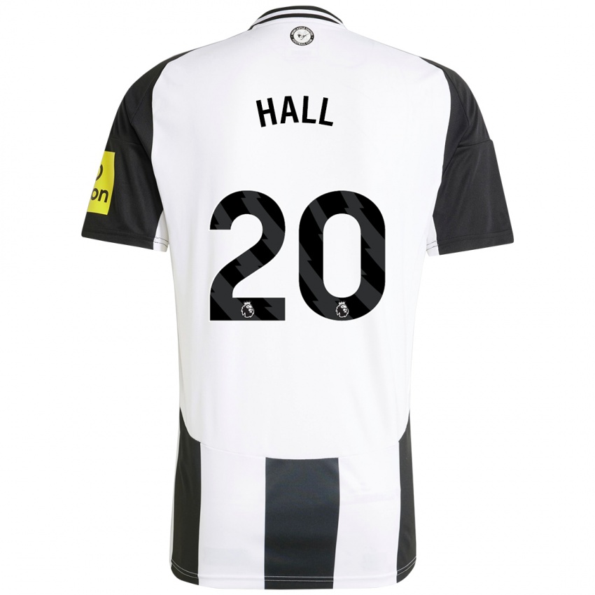 Mulher Camisola Lewis Hall #20 Preto Branco Principal 2024/25 Camisa