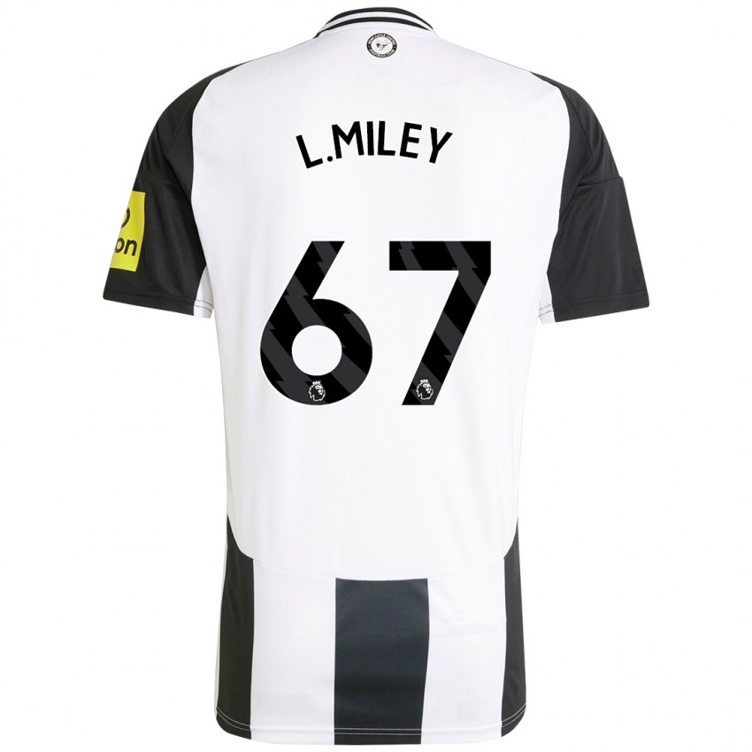 Mulher Camisola Lewis Miley #67 Preto Branco Principal 2024/25 Camisa