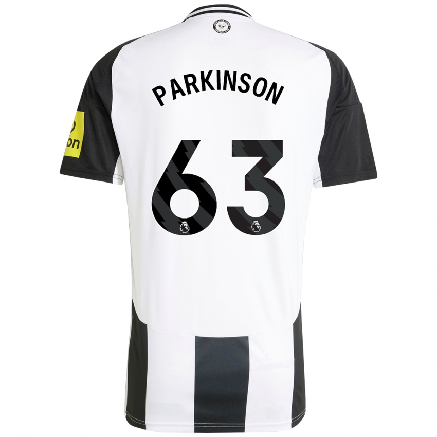 Mulher Camisola Ben Parkinson #63 Preto Branco Principal 2024/25 Camisa