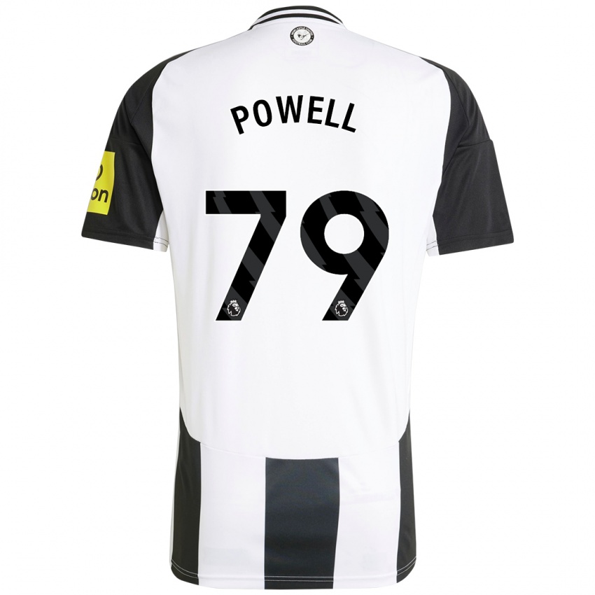 Mulher Camisola Rory Powell #79 Preto Branco Principal 2024/25 Camisa