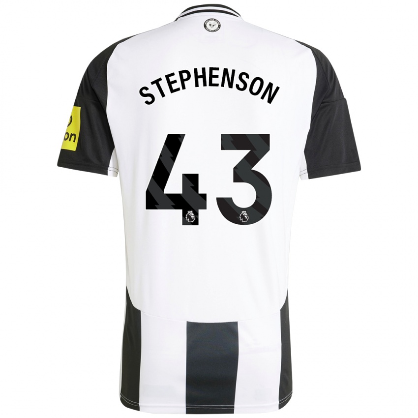 Mulher Camisola Dylan Stephenson #43 Preto Branco Principal 2024/25 Camisa