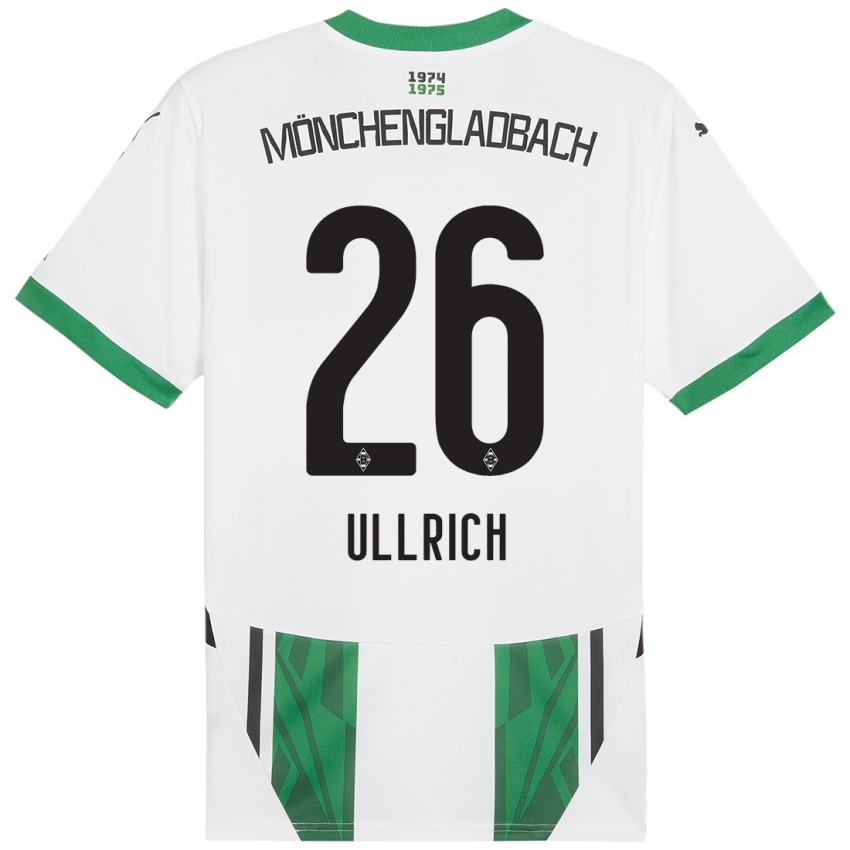 Mulher Camisola Lukas Ullrich #26 Verde Branco Principal 2024/25 Camisa