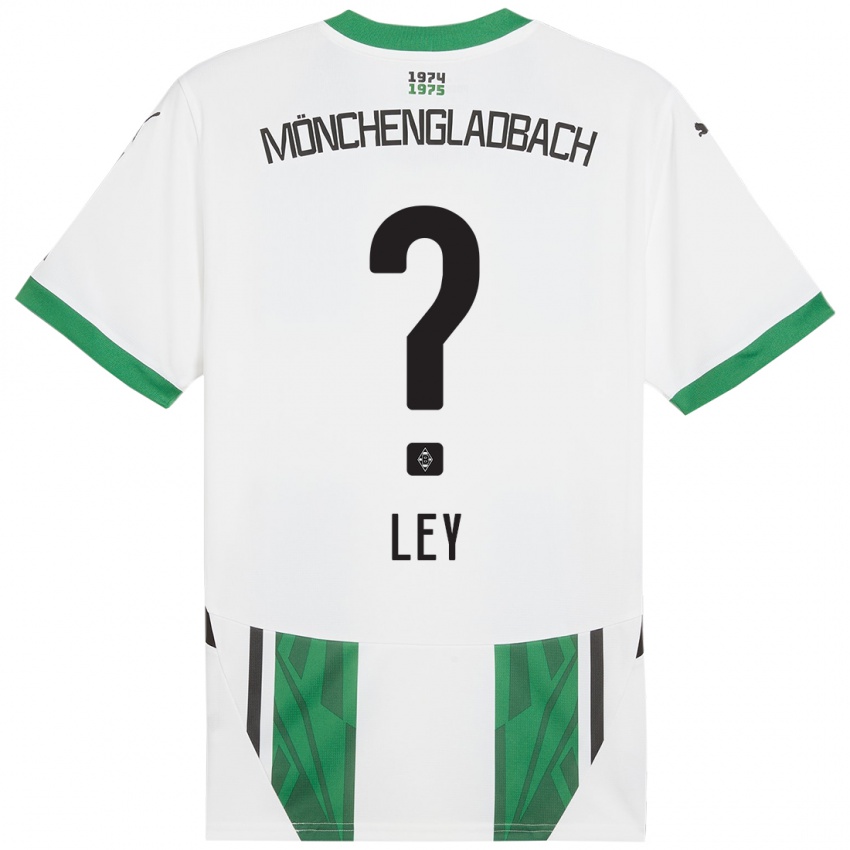 Mulher Camisola Marlon Ley #0 Verde Branco Principal 2024/25 Camisa