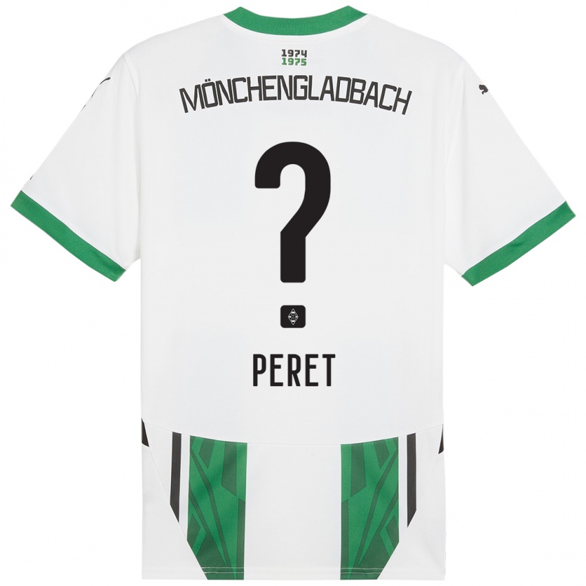 Mulher Camisola Jakub Peret #0 Verde Branco Principal 2024/25 Camisa