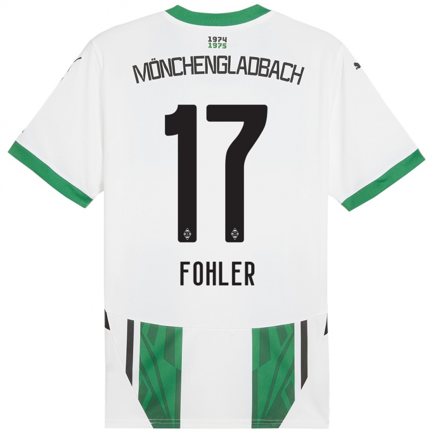 Mulher Camisola Selma Fohler #17 Verde Branco Principal 2024/25 Camisa