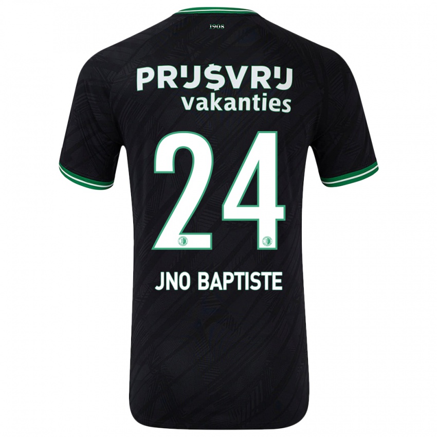 Mulher Camisola Bridget Jno Baptiste #24 Verde Preto Alternativa 2024/25 Camisa