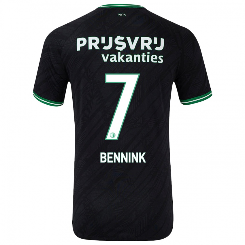 Mulher Camisola Maxime Bennink #7 Verde Preto Alternativa 2024/25 Camisa