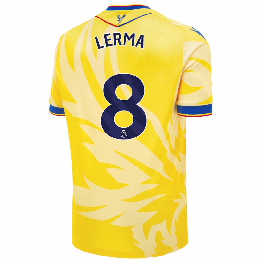 Mulher Camisola Jefferson Lerma #8 Amarelo Alternativa 2024/25 Camisa