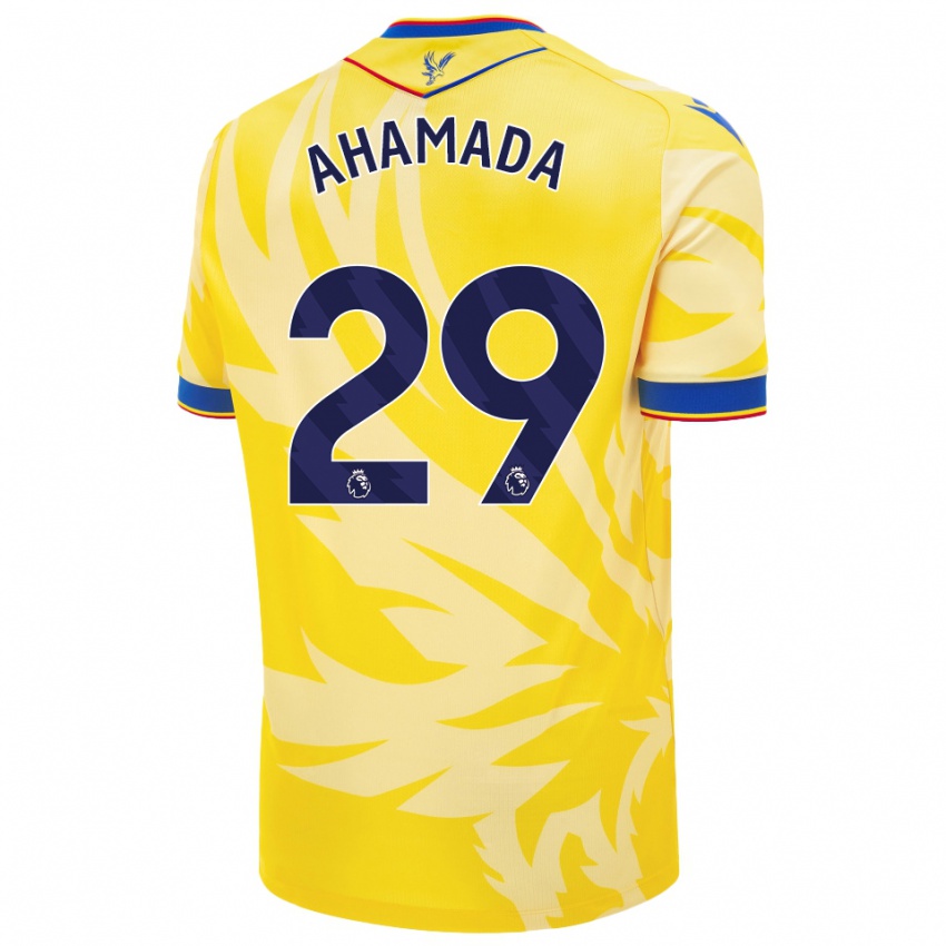 Mulher Camisola Naouirou Ahamada #29 Amarelo Alternativa 2024/25 Camisa