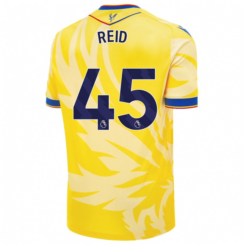 Mulher Camisola Dylan Reid #45 Amarelo Alternativa 2024/25 Camisa