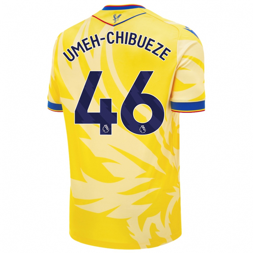 Mulher Camisola Franco Umeh-Chibueze #46 Amarelo Alternativa 2024/25 Camisa