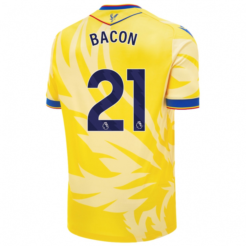 Mulher Camisola Skye Bacon #21 Amarelo Alternativa 2024/25 Camisa