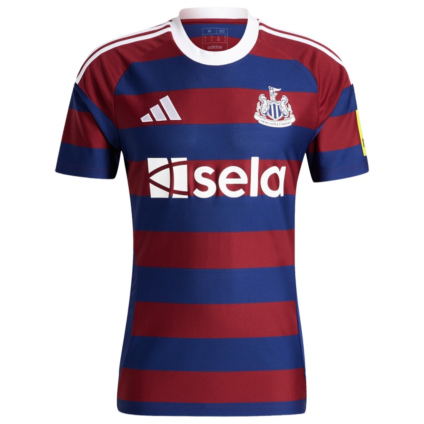 Mulher Camisola Seu Nome #0 Bordeaux Azul Marinho Alternativa 2024/25 Camisa