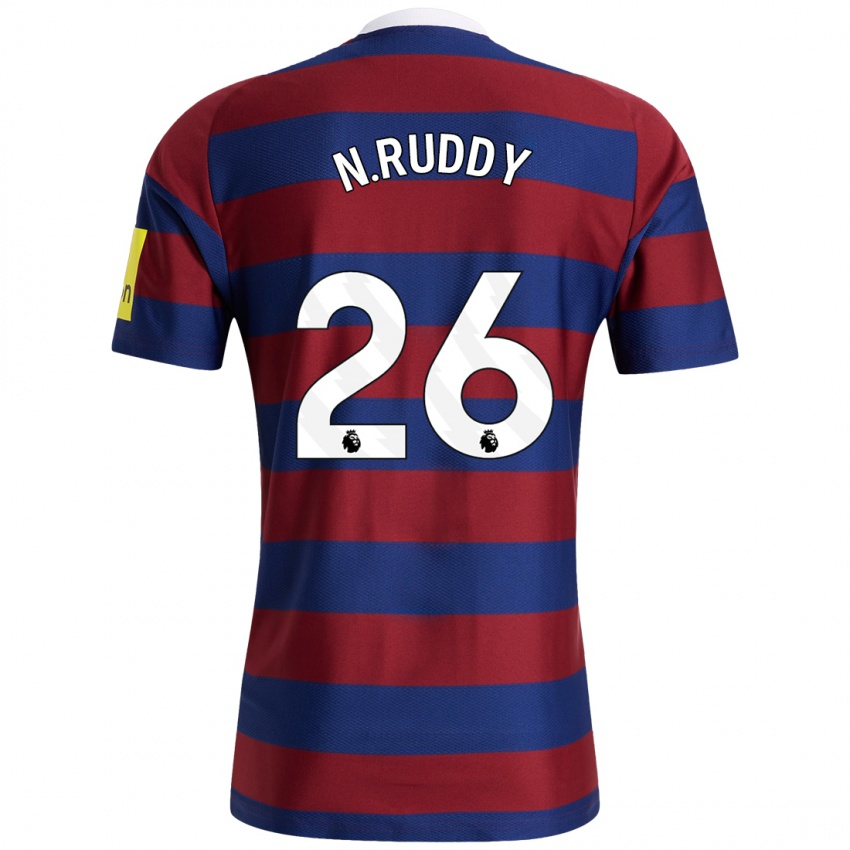 Mulher Camisola John Ruddy #26 Bordeaux Azul Marinho Alternativa 2024/25 Camisa