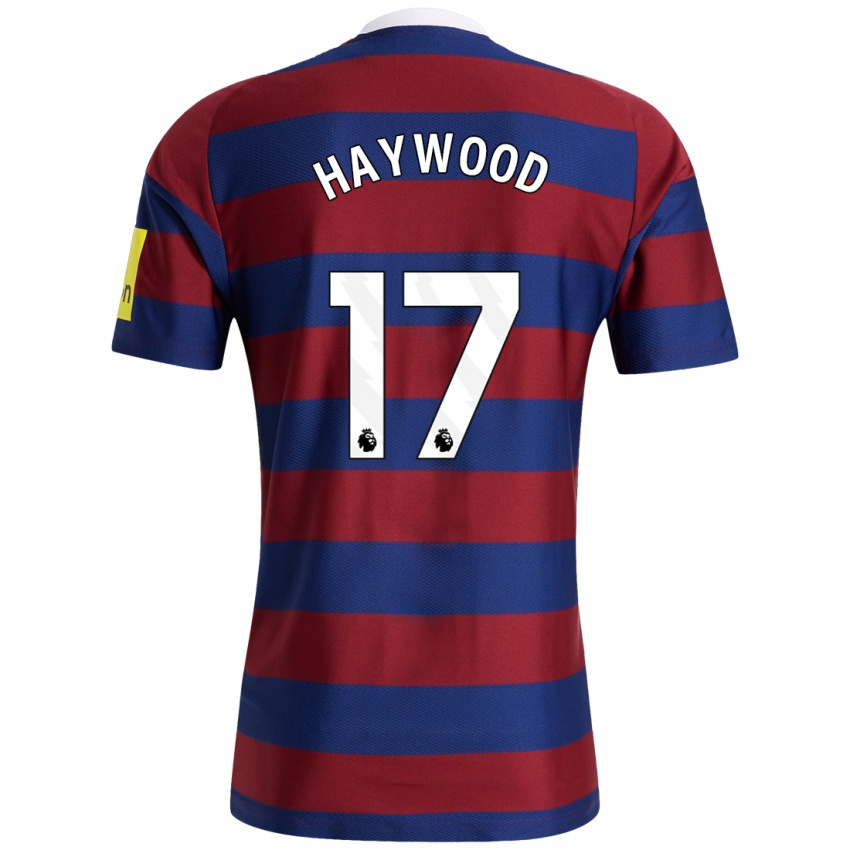 Mulher Camisola Sophie Haywood #17 Bordeaux Azul Marinho Alternativa 2024/25 Camisa