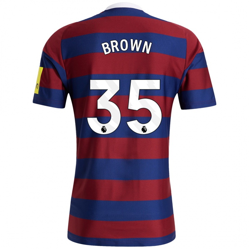 Mulher Camisola Will Brown #35 Bordeaux Azul Marinho Alternativa 2024/25 Camisa