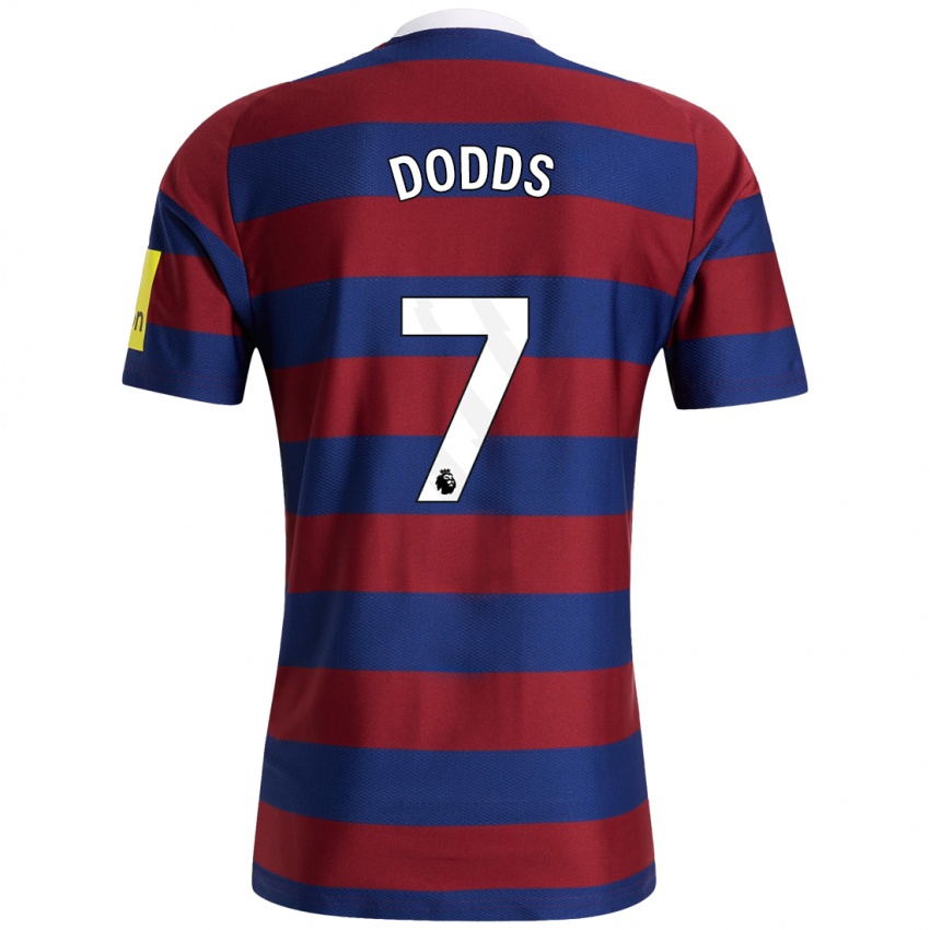 Mulher Camisola Tyler Dodds #7 Bordeaux Azul Marinho Alternativa 2024/25 Camisa