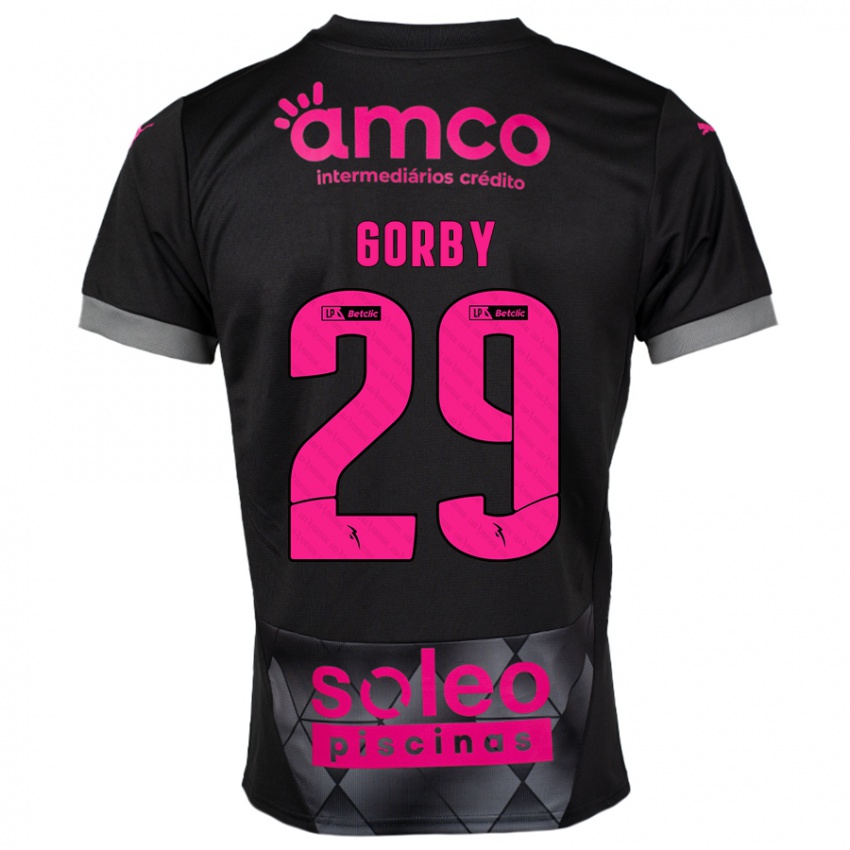 Mulher Camisola Gorby #29 Preto Rosa Alternativa 2024/25 Camisa