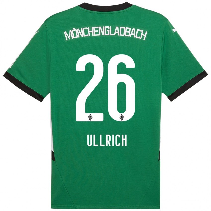 Mulher Camisola Lukas Ullrich #26 Verde Branco Alternativa 2024/25 Camisa