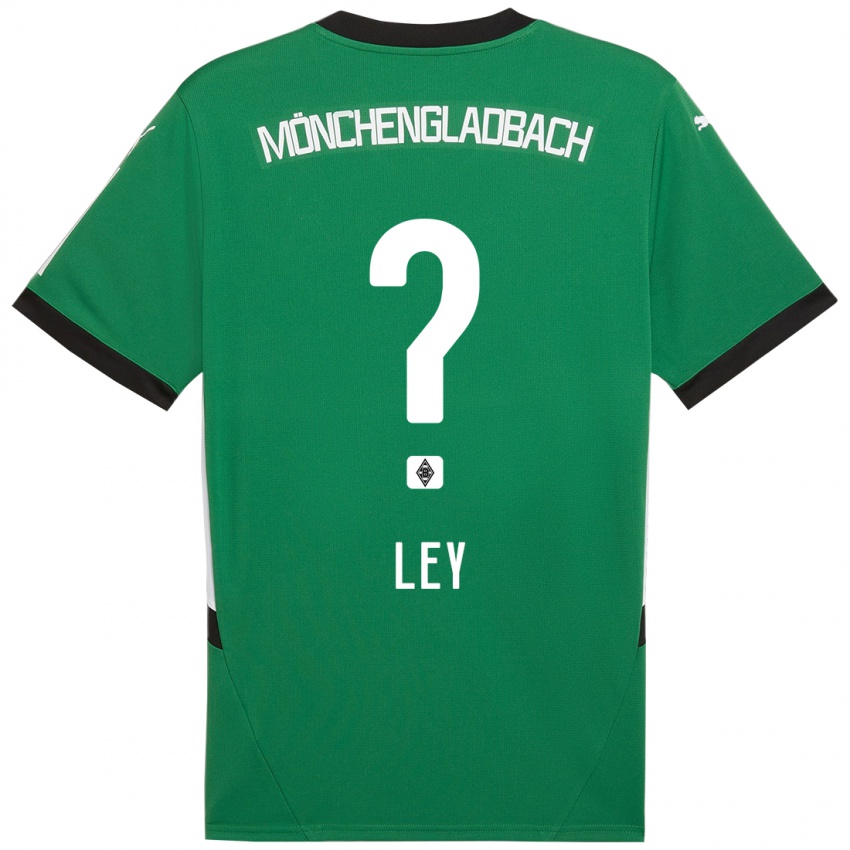 Mulher Camisola Marlon Ley #0 Verde Branco Alternativa 2024/25 Camisa