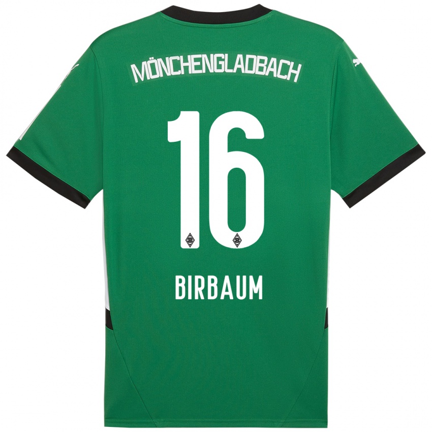 Mulher Camisola Anne Birbaum #16 Verde Branco Alternativa 2024/25 Camisa