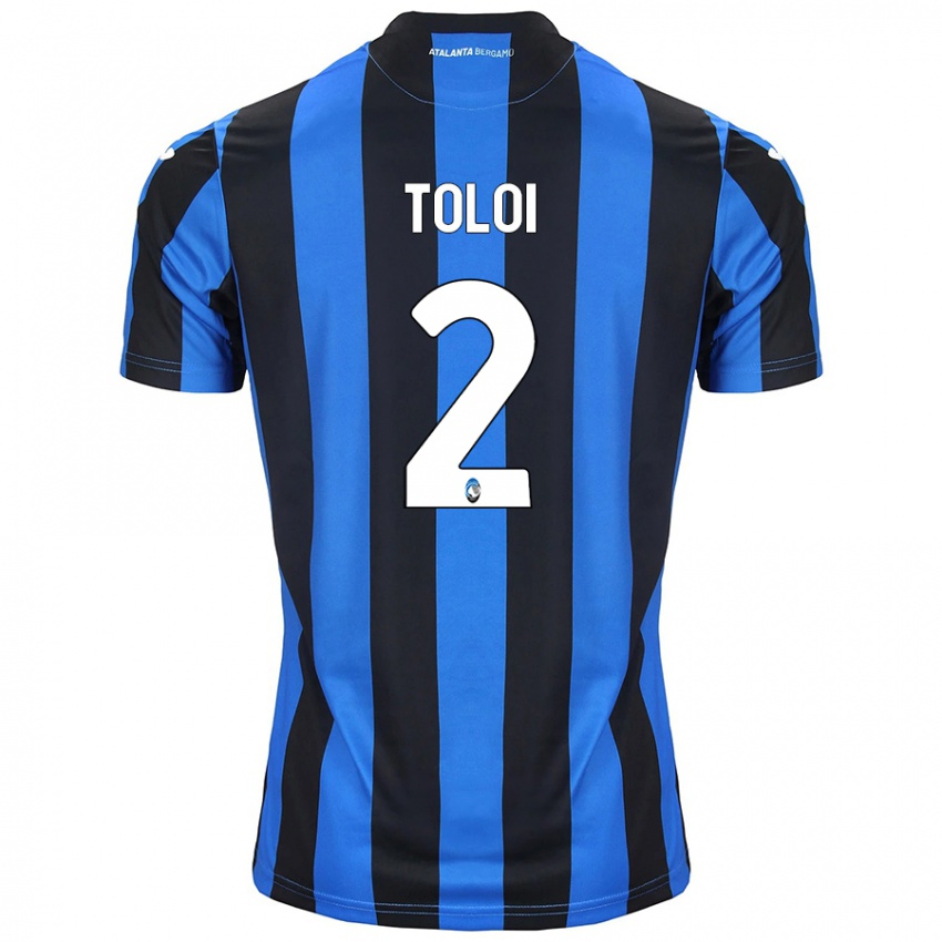 Criança Camisola Rafael Tolói #2 Azul Preto Principal 2024/25 Camisa