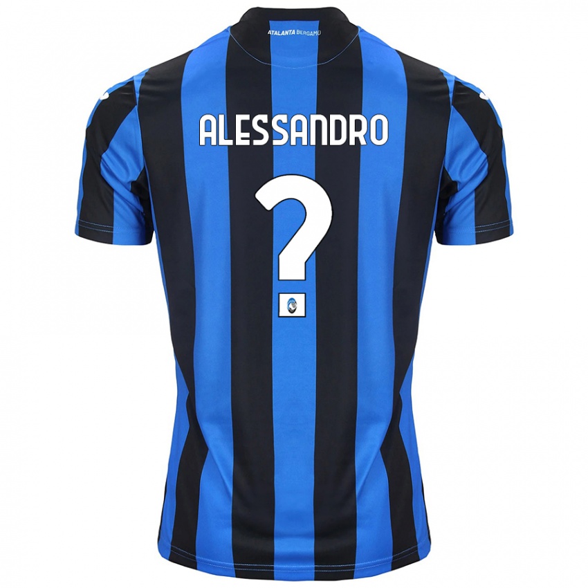 Criança Camisola Alessandro Rinaldi #0 Azul Preto Principal 2024/25 Camisa